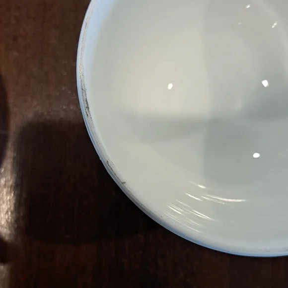 Limoges France Tea/Coffee Cup, Moi& Coi inscribed on white porcelain - Picture 10 of 12